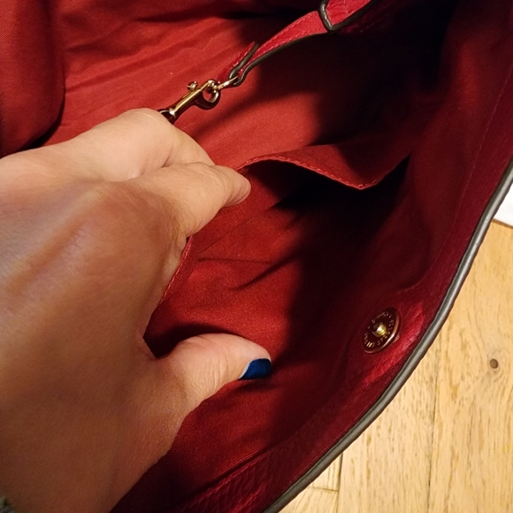 Coach LEXY Shoulder/Satchel Handbag Rouge - Picture 6 of 14